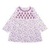 White Kurti with flower embroidery